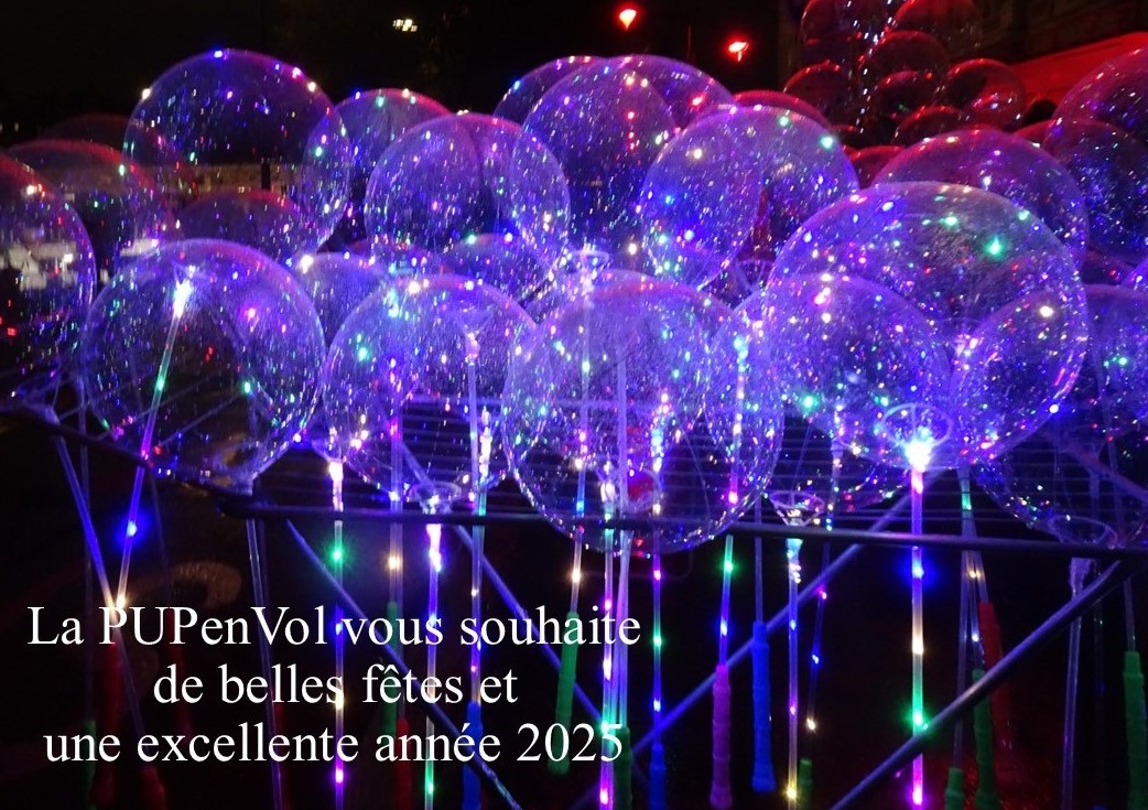 La PUPenVol vous souhaite de belles fêtes de fin d’année